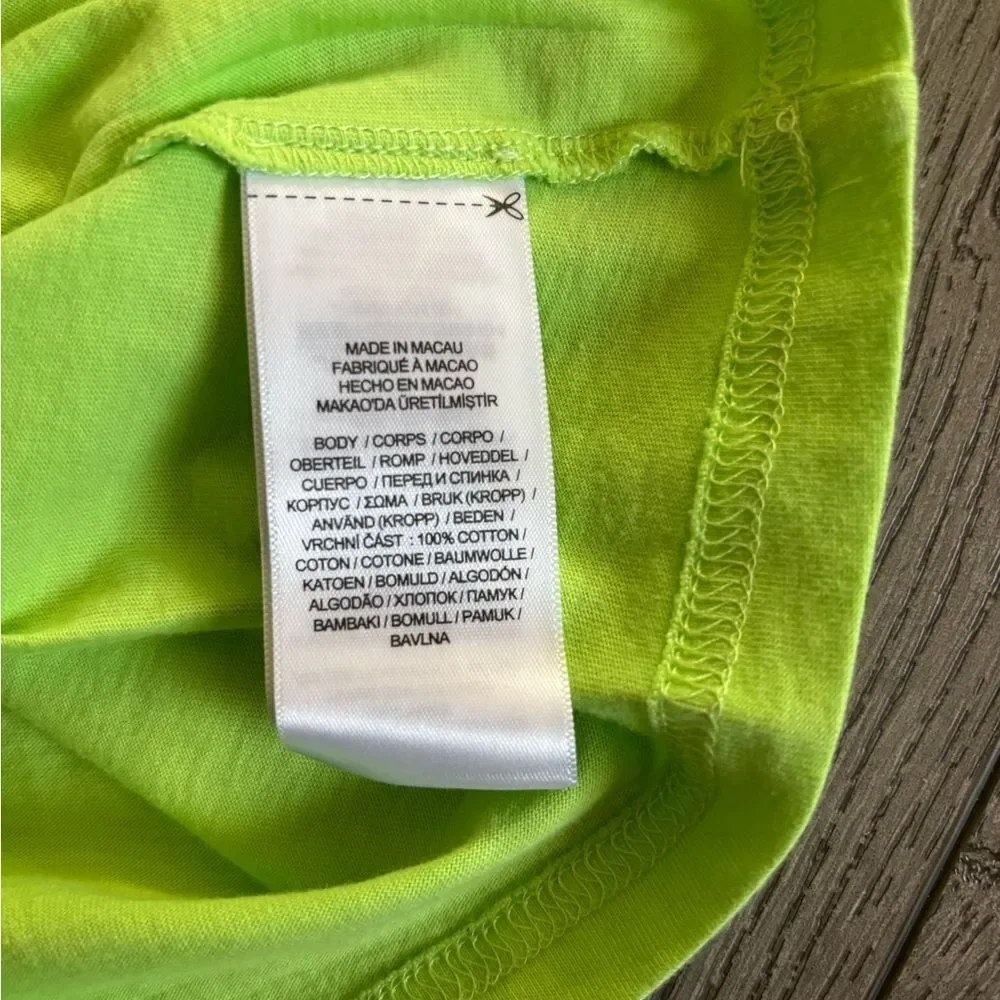 Polo RL  Sscn-knit Shirts-t-shirt 26/1 Jersey  Lime Green T-Shirt